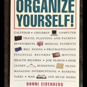 Organize Yourself Book by Ronni Eisenberg